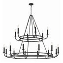 Bailey 48'' Matte Black Chandelier