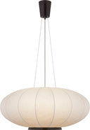 Paper Moon Large Hanging Shade | Bronze | Rice Paper Shade