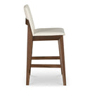 Deco Counter Stool White PVC