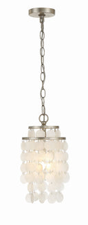 Brielle 7'' Antique Silver Chandelier