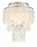 Brielle 13'' Antique Silver Flush Mount