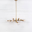 Pellman Chandelier - Matte Brass