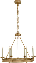 Launceton Small Ring Chandelier | Antique- Burnished Brass