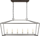 Darlana Large Linear Lantern | Aged Iron