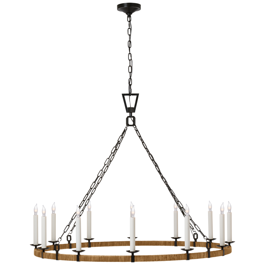 Darlana XL Wrapped Ring Chandelier