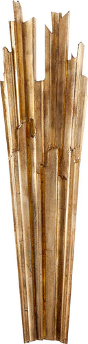 Claymore Tall Sconce | Gilded Iron
