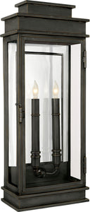 Linear Lantern Tall Outdoor | Bronze