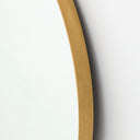 Bellvue Round Mirror - Polished Brass