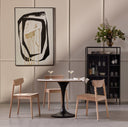 Powell Dining Table - White Marble