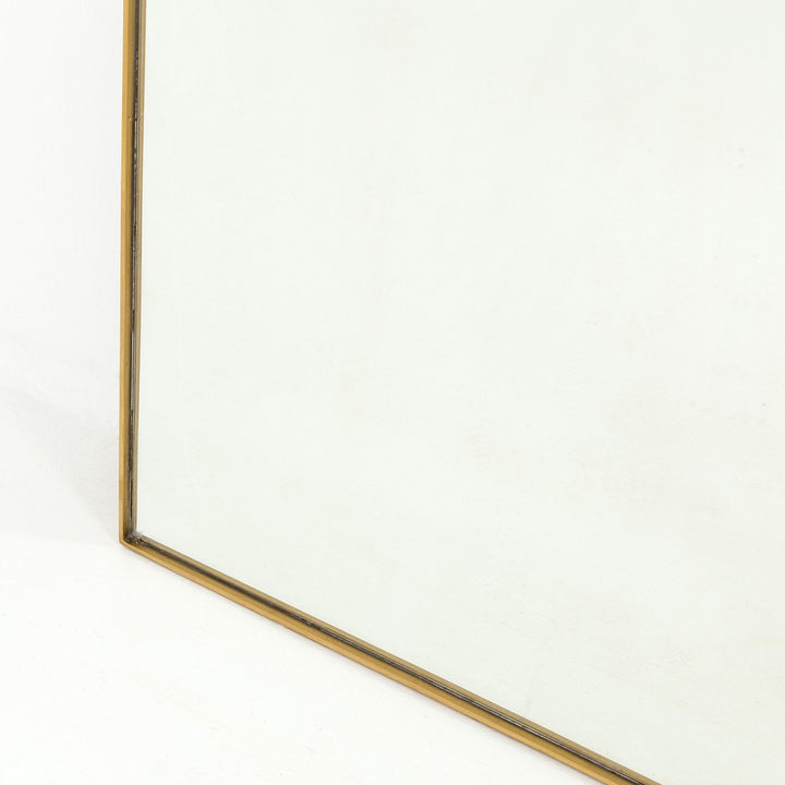 Bellvue Floor Mirror - Polished Brass
