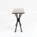 Spider Console Table - Bright Brass Clad