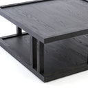 Charley Coffee Table - Drifted Matte Black Veneer