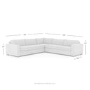Boone 3-Piece Sectional - Thames Coal