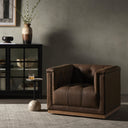 Maxx Swivel Chair - Umber Grey