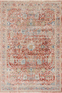 Loloi | Claire Collection | Red / Ivory | CLE-01