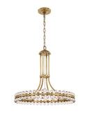 Clover 22.5'' Aged Brass Chandelier