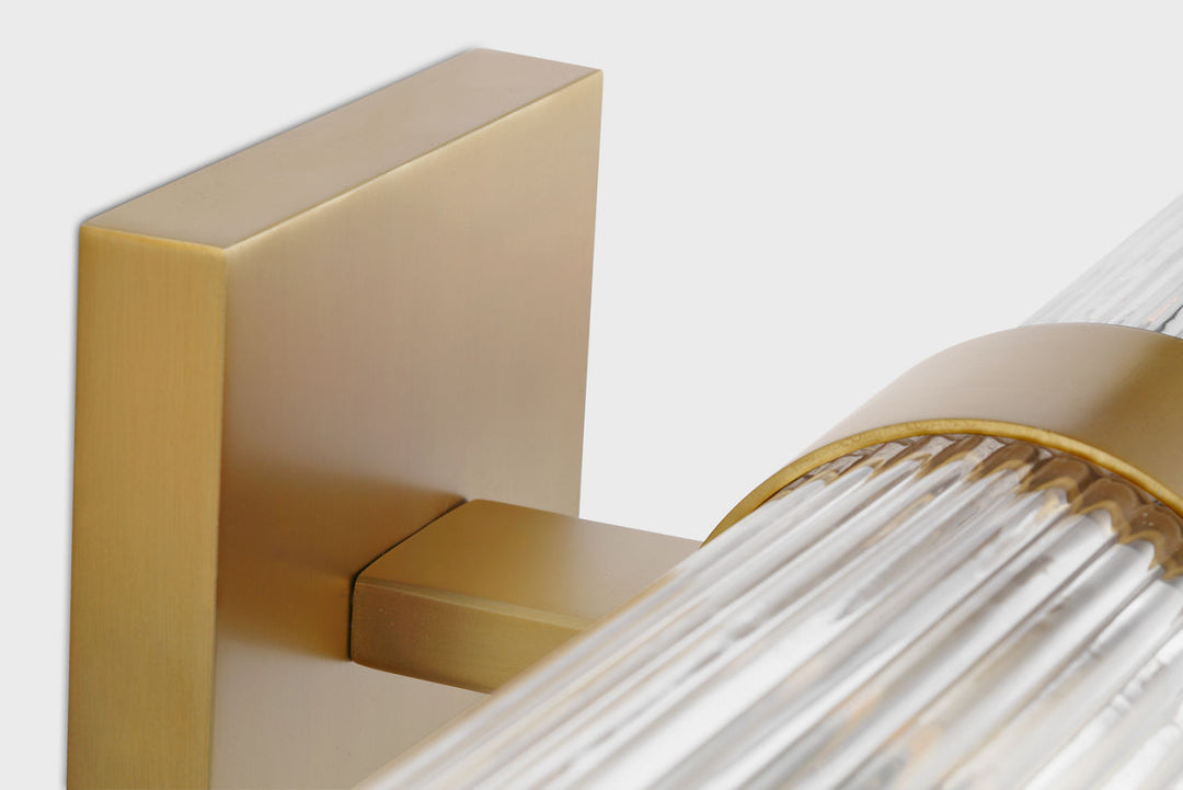 Geneva Linear Sconce | Burnished Brass