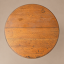 Vintage Oak Tall End Table