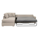 Clara 112"  Slim Arm Sleeper Queen LF Sectional