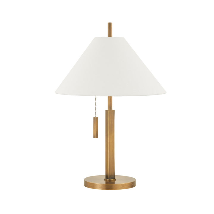 Clic Table Lamp | Patina Brass