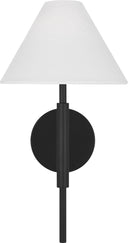 Porteau Medium Sconce Midnight Black
