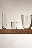 Hammered Glass Bud Vase