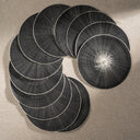 Willa Woven Placemat, Black