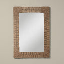 Folha Rectangular Mirror in Natural