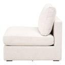 Daley Modular Armless Chair | Performance Textured Cream Linen