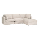 Daley Modular Armless Chair | LiveSmart Halifax Ivory