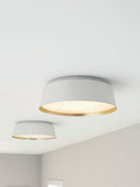 Asher Medium Flush Mount Matte White