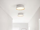 Asher Medium Flush Mount Matte White