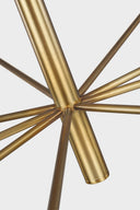 Brianna Large Chandelier | Burnished Brass Bulb(s) Not Included