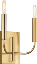 Brianna Double Sconce Burnished Brass