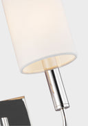 Brianna Double Sconce Polished Nickel