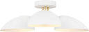 Jane Semi-Flush Mount Matte White