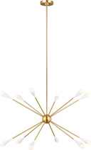 Jax Large Chandelier Burnished Brass