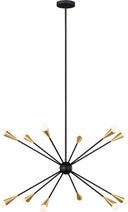 Jax Large Chandelier Midnight Black