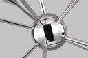 Jax Medium Chandelier Polished Nickel