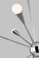 Jax Medium Chandelier Polished Nickel
