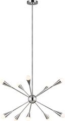 Jax Medium Chandelier Polished Nickel