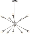 Jax Medium Chandelier Polished Nickel