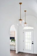 Atlantic Sphere Pendant | Burnished Brass Bulb(s) Not Included