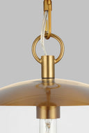 Atlantic Sphere Pendant | Burnished Brass Bulb(s) Not Included