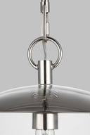 Atlantic Sphere Pendant | Polished Nickel Bulb(s) Not Included