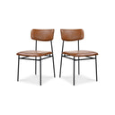Sailor Dining Chair Brown - Set Of Two