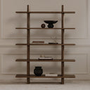Casey Bookcase Large Dark Brown