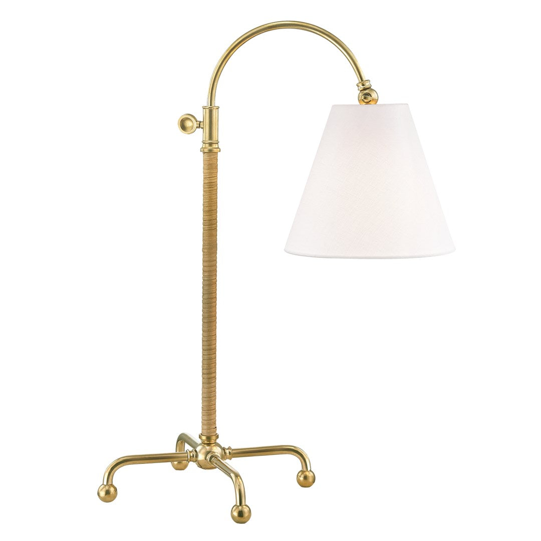 Curves No.1 Table Lamp | Aged Brass