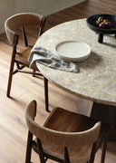 Brisa Round Dining Table 55" - Dune Onyx