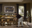 Tycho Pedestal - Brown Oak Veneer | 30"